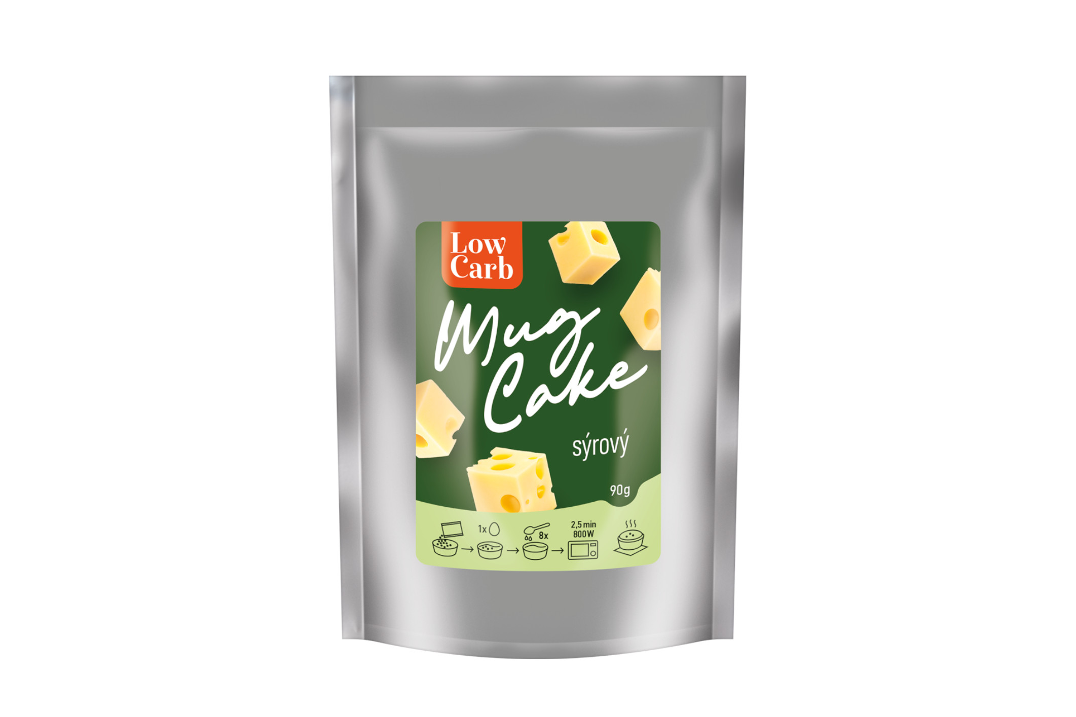 Low carb mug cake sýrový 90g