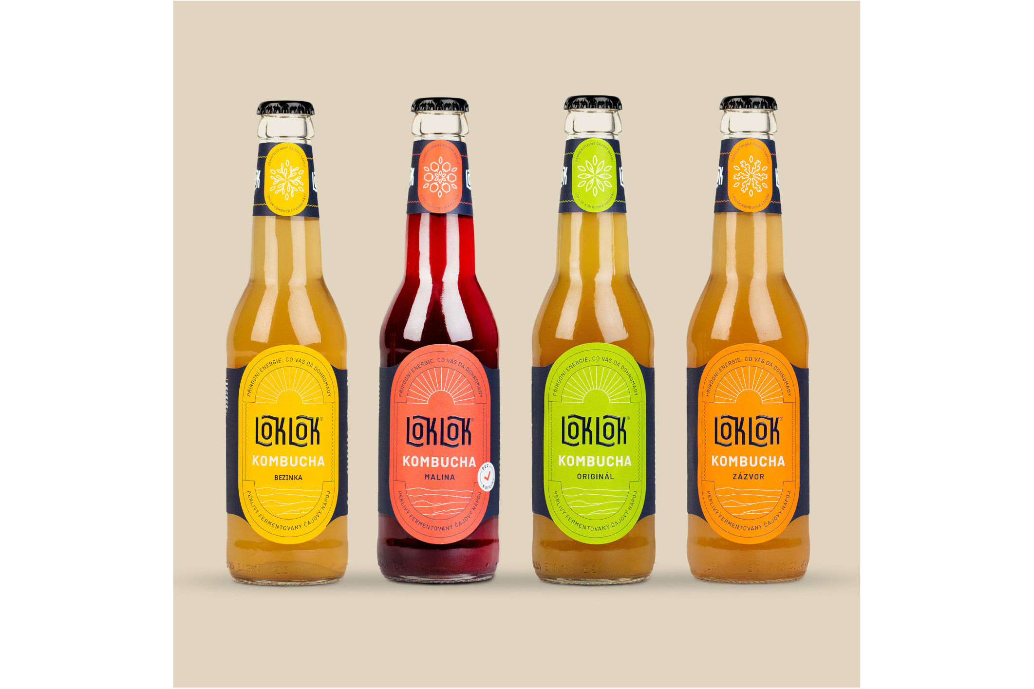 Kombucha LokLok 330ml ochutnávkový box 12ks