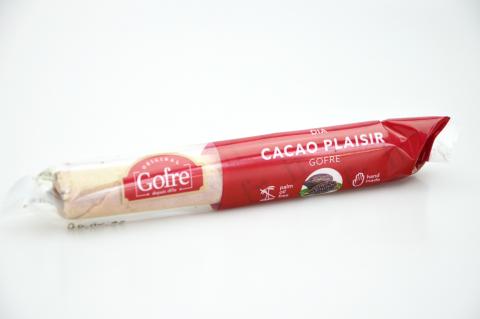 Pařížská trubička GOFRE ORIGINAL bez přidaného cukru slazené fruktózou (ruční výroba) - Gofre 50x30g (celý karton)