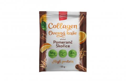 Ovesná kaše Collagen - Pomeranč, skořice - Semix 55g