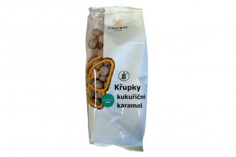 Křupky kukuřičné karamel - bez lepku - Natural 140g