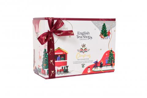 Čaj sypaný 12 pyramidek Vánoční bílá kouzla BIO - English Tea Shop 12x2g