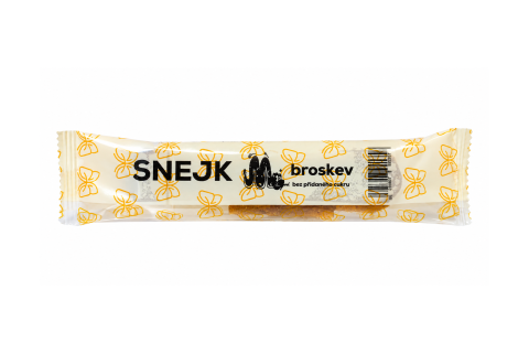 SNEJK broskev - ovocná pochoutka bez přidaného cukru - Natural 30g