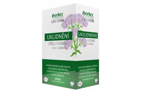 Čaj Uklidnění organismu s kozlíkem - Herbex 20x3g