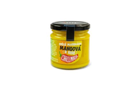 Chilli marináda MANGO s kari (pálivost 1/5) - Chillimaga 190g