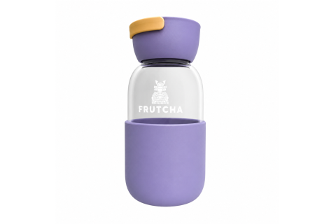 Frutcha lahvička skleněná - fialová 350ml
