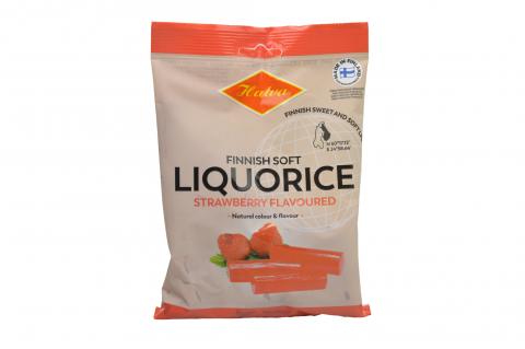 Originál finská lékořice soft JAHODA - 200g