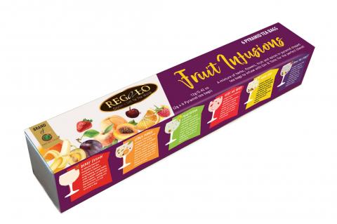 Čaj - směs ovocných čajů Fruit Infusion - Regalo - Liran 6x2g