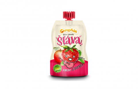 100% šťáva jablko/jahoda - Ovocňák 200ml