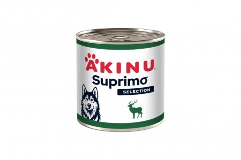 Konzerva pro PSY - Zvěřina kousky - Akinu SUPRIMO Selection 400g