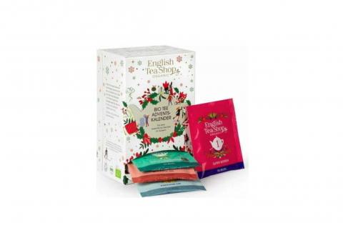 Čaj BIO Adventní kalendář bílý - English Tea Shop dárková sada 25x1,5g