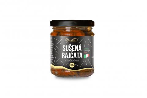Sušená rajčata ve slunečnicovém oleji - Bassta 190g