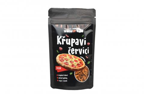 Křupaví červíci PIZZA - WormUP 20g