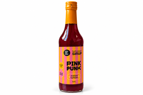 Sirup PINK PUNK malina a tymián - Koldokol 500ml
