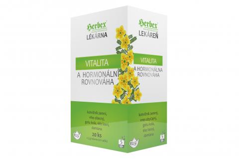 Čaj Vitalita a hormonální rovnováha - Herbex 20x3g