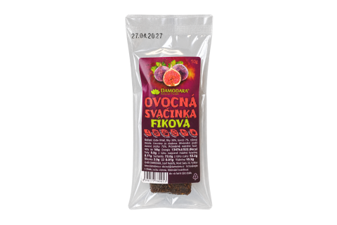 Ovocná svačinka FÍKOVÁ bez lepku, vegan - Damodara 50g