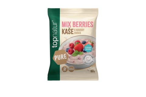 Kaše PURE MIX BERRIES s kousky ovoce - Topnatur 60g