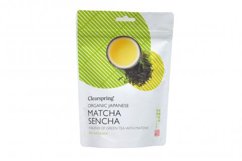 Čaj sypaný Matcha sencha BIO - Clearspring 85g