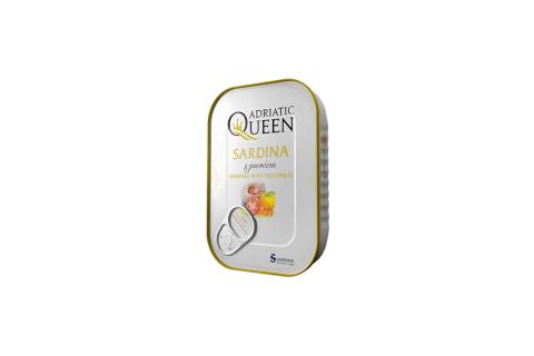 Sardinky se zeleninou - Queen Adriatic 105g