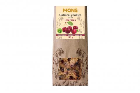 Ovesné sušenky s višněmi - VEGAN - Mons 150g