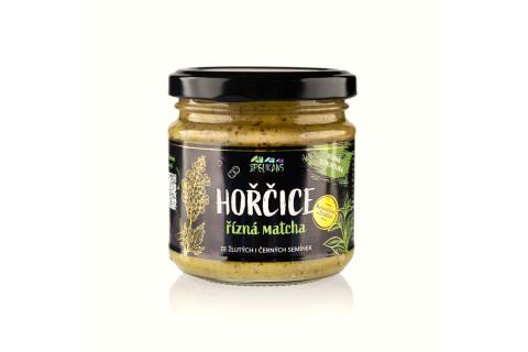 Hořčice řízná MATCHA - The Pelikans 170g