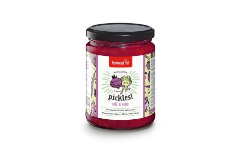 Pickles zelí + řepa - VEGAN - ferment it! 490g