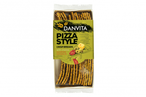 Pšeničný křehký chléb PIZZA STYLE - Danvita 130g