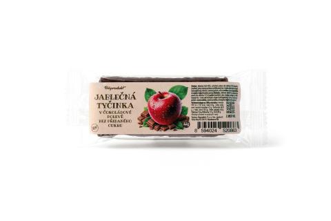 Jablečná tyčinka v ČOKOLÁDOVÉ polevě bez přidaného cukru - Trutna 44g