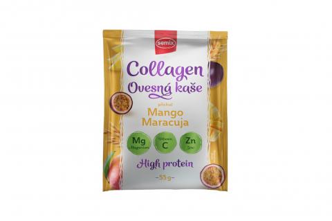 Ovesná kaše Collagen - Mango, maracuja - Semix 55g