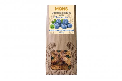 Ovesné sušenky s borůvkami - VEGAN - Mons 150g