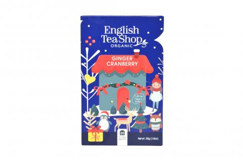 Čaj zázvor a brusinky BIO - EnglishTeaShop 20x1,5g