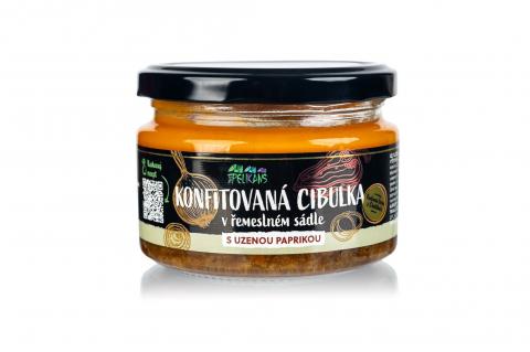 Konfitovaná cibulka s UZENOU PAPRIKOU - The Pelikans 200g