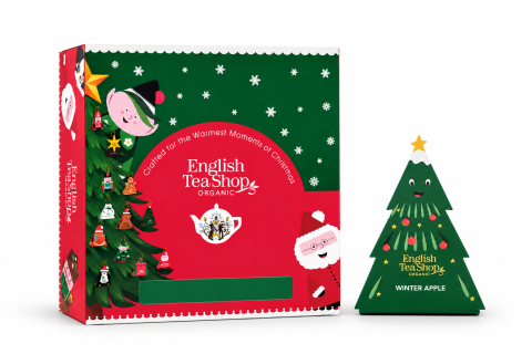 Vánoční pyramidky Zimní jablko BIO - English Tea Shop 30x2g