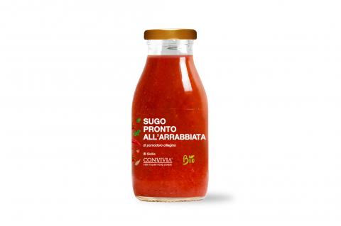 Cherry sicilská rajčatová omáčka Arrabbiata BIO - VEGAN - Convivia 250g