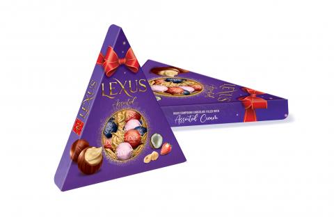 Bonbóny Triangl kakao mix příchutí - Lexus 120g