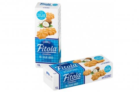 Sušenky s kokosem bez přidaného cukru - Fitola 150g