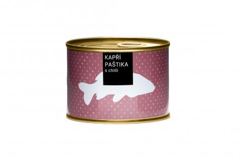 Kapří paštika bez lepku - s chilli - Farma Poříčí 190g