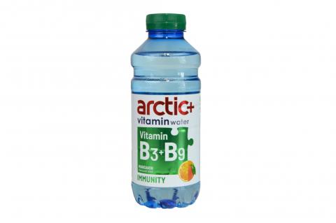 Ovocný vitamínový nápoj nesycený - B3+B9 mandarinka - Arctic+  600ml