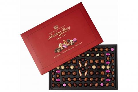 Luxusní bonboniéra Diplomat - Anton Berg 1000g