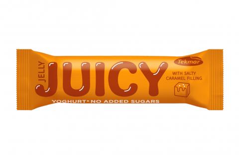 Tyčinka s želé slaný karamel - Juicy bar Yoghurt - Tekmar 40g