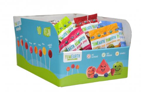Ovocná lízátka box 100 ks - YumEarth 620g
