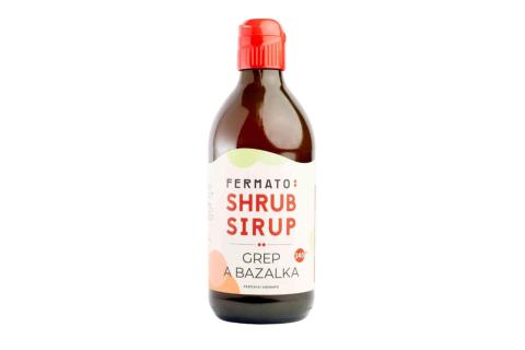 Shrub sirup - Grep a bazalka - Fermato 340ml