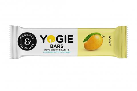 Müsli tyčinka MANGO s jogurtovou polevou a živými kulturami - YOGIE 30g