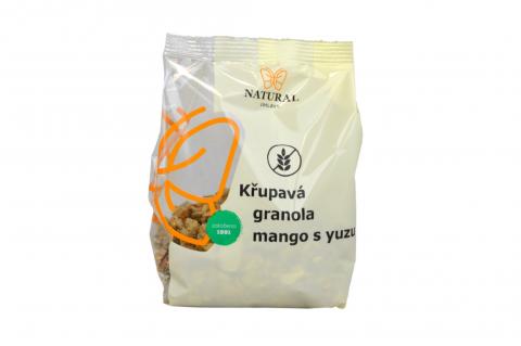 Křupavá granola mango a yuzu bez lepku - Natural 150g