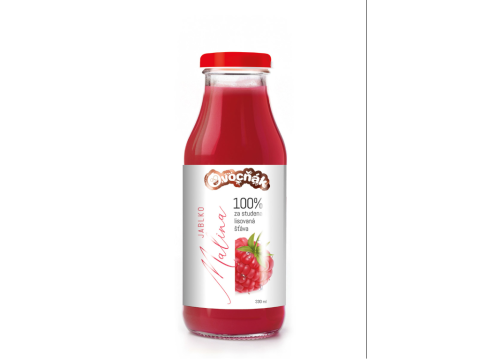 Mošt jablko MALINA - Ovocňák 330 ml