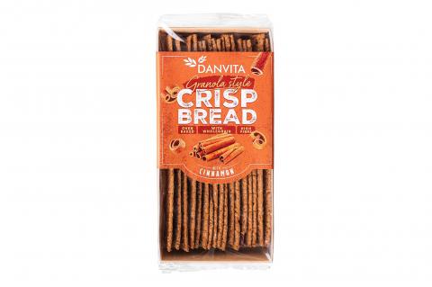 Pšeničné křehké granola plátky se skořicí - Danvita 130g