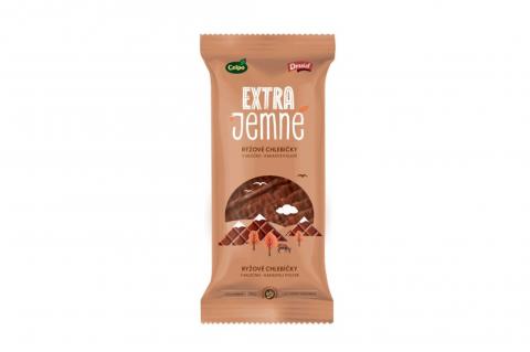 Chlebíčky rýžové v mléčno-kakaové polevě - CELPO 70g