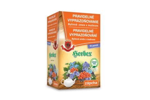 Čaj Pravidelné vyprazdňování - Herbex 6gx10
