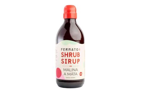 Shrub sirup - Malina a máta 340 ml