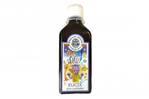 Dětský bylinný sirup Kucík - doplněk stravy - Klášterní officína 200ml